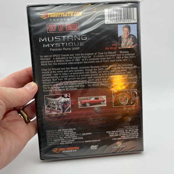 5512-PTT Mustang Mystique (DVD, 2007) New Unopened Pkg. “Chop Cut Rebuild” - Picture 3 of 7